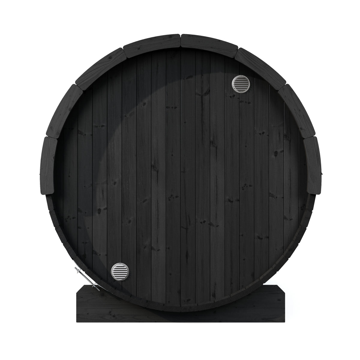 SaunaLife E8B Black Barrel Sauna Kit – Up to 6 People – DIY Paint Included