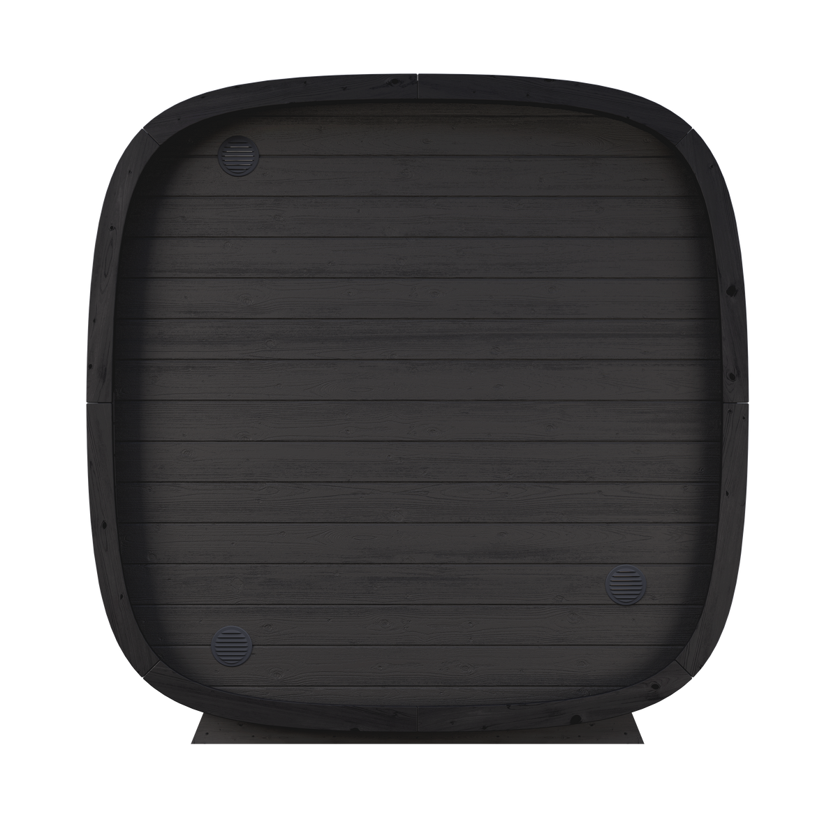 Leil® Saunas Black Cube Premium (4-Person) Outdoor Sauna