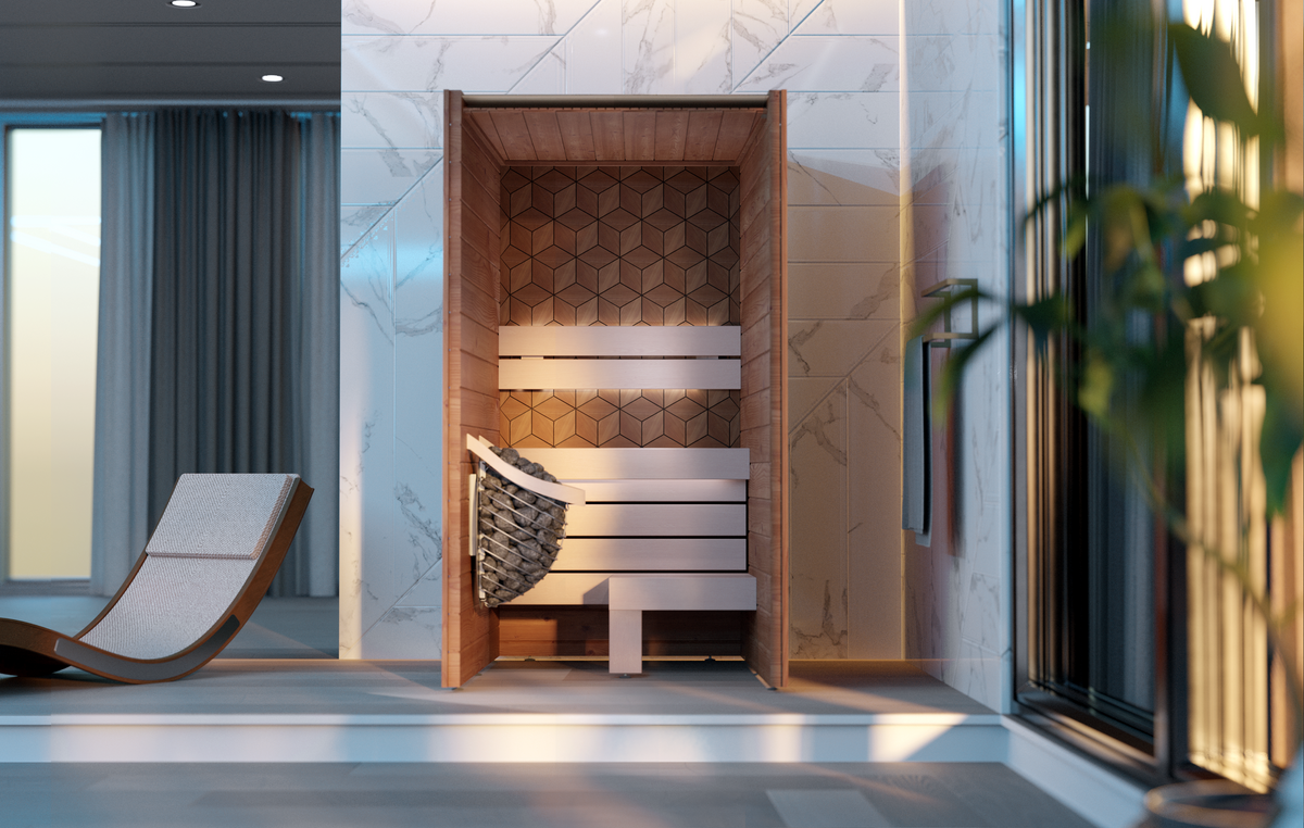 Leil® Saunas Como 1-120 (1-Person) Indoor Sauna
