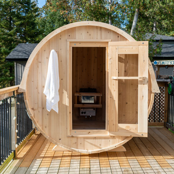 Canadian Timber Harmony Barrel Sauna by Leisurecraft