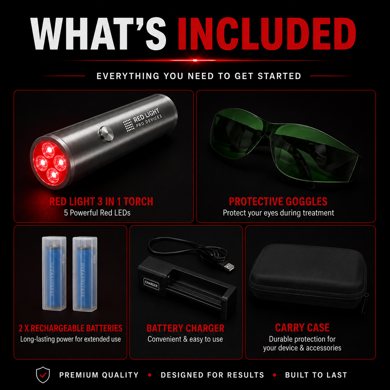 Red Light Pro Devices LED Torch