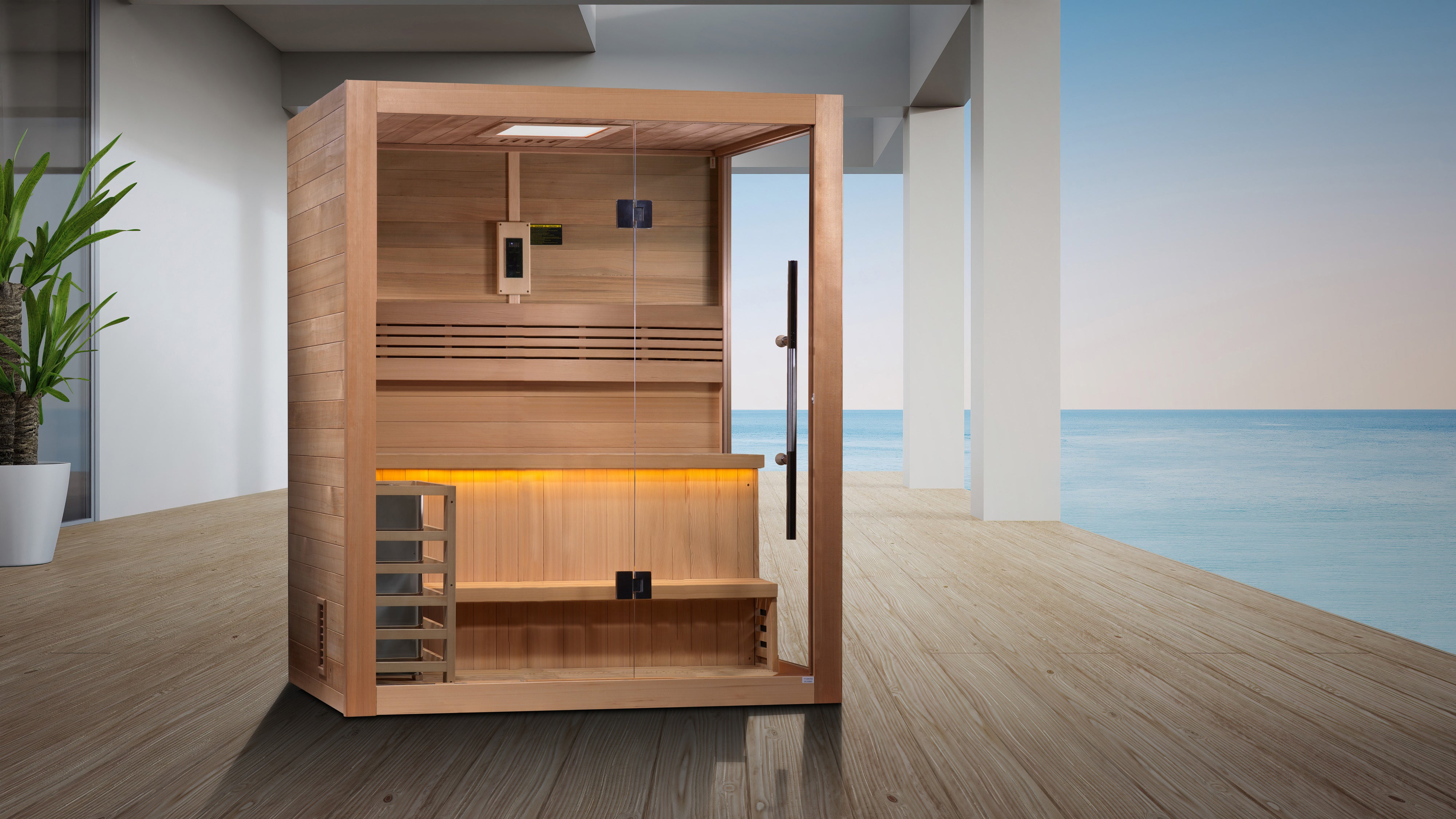 Golden Designs Hanko Edition 2-Person Indoor Traditional Sauna