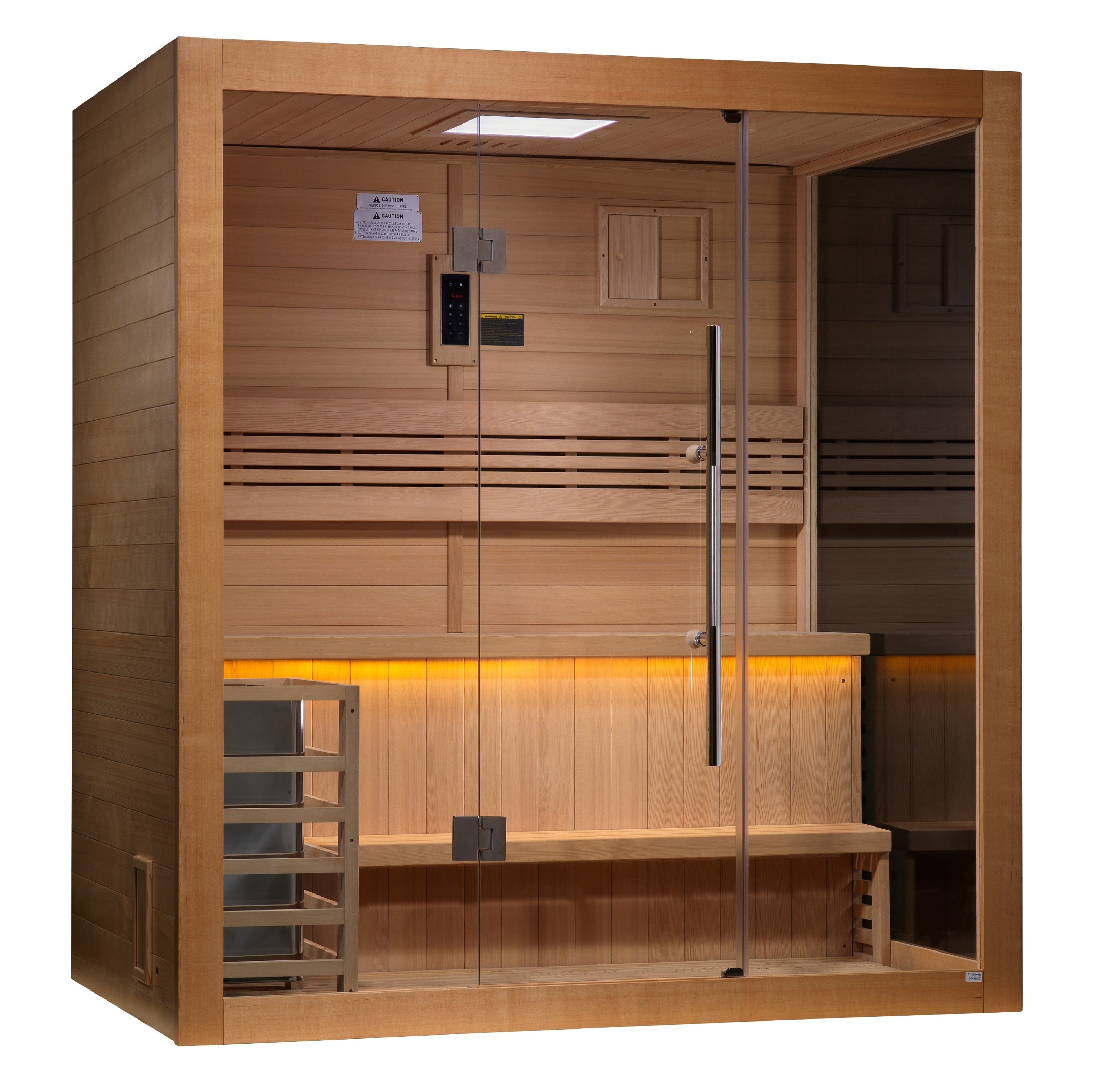 Golden Designs “Forssa Edition” 3 Person Indoor Traditional Sauna