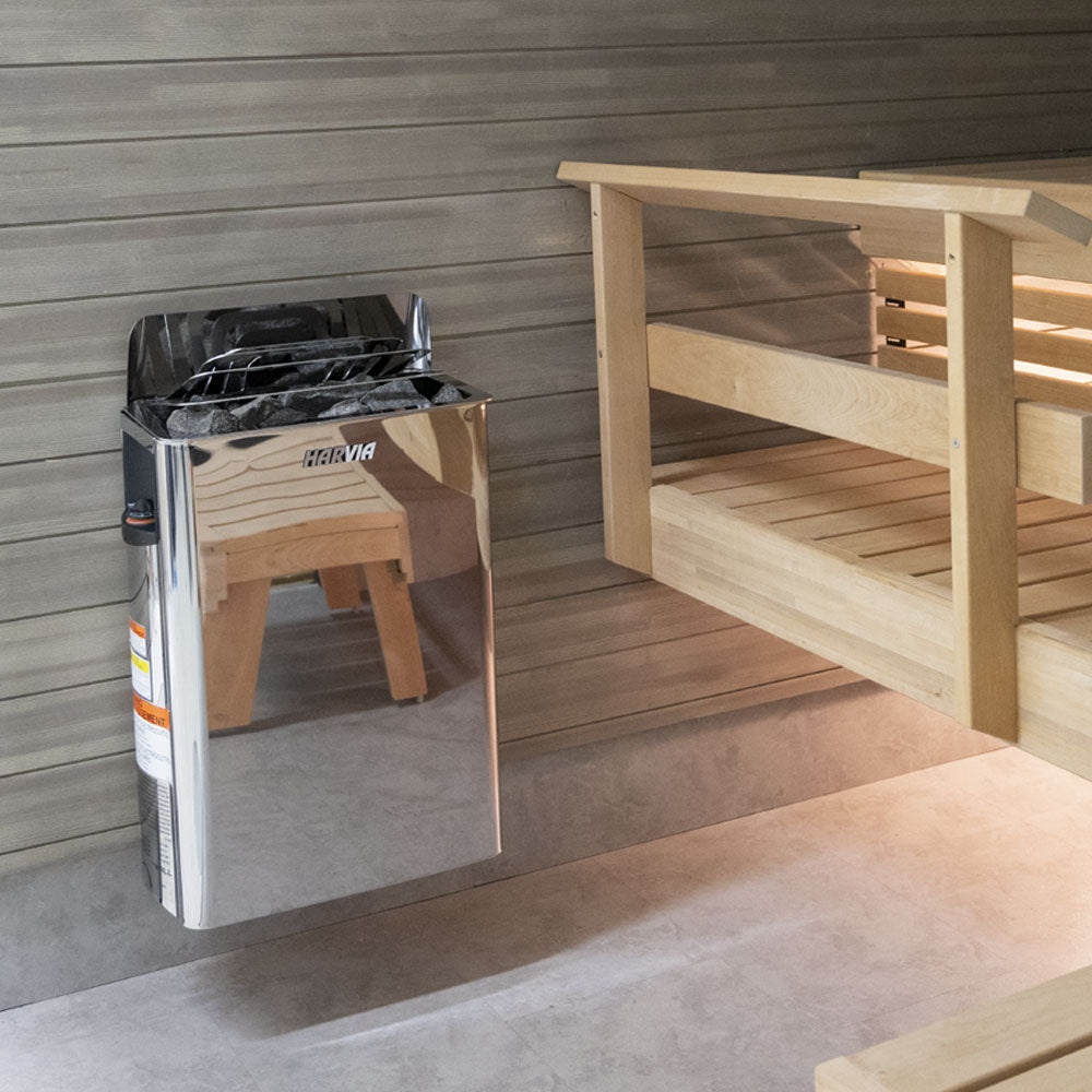Harvia The Wall Sauna Heater Package