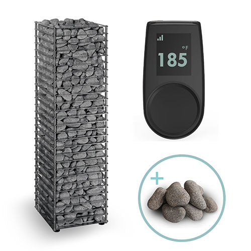 HUUM CLIFF Sauna Heater Package with UKU Wi-Fi & Stones