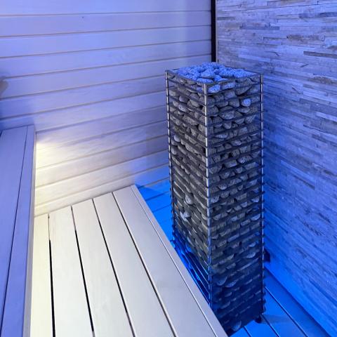 HUUM CLIFF Sauna Heater Package with UKU Wi-Fi & Stones