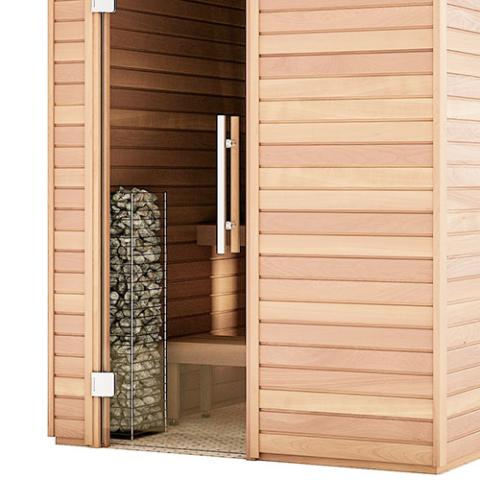 HUUM CLIFF Sauna Heater Package with UKU Wi-Fi & Stones