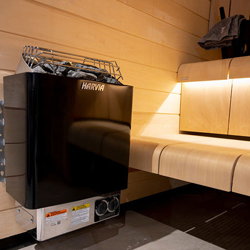 Harvia KIP B Sauna Heater Package with Built-In Controls