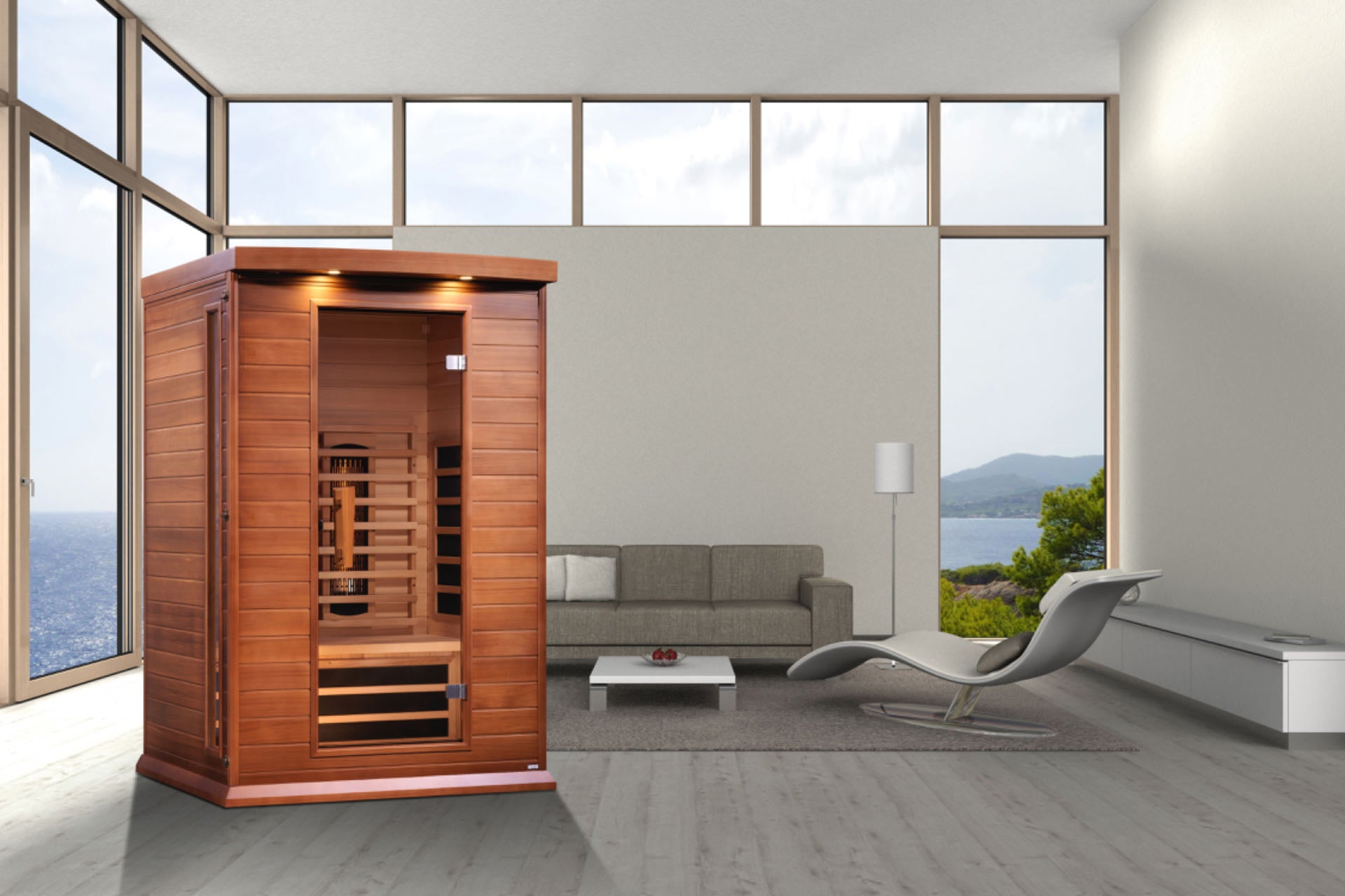 Maxxus Red Cedar Full Spectrum Near Zero EMF FAR Infrared Sauna