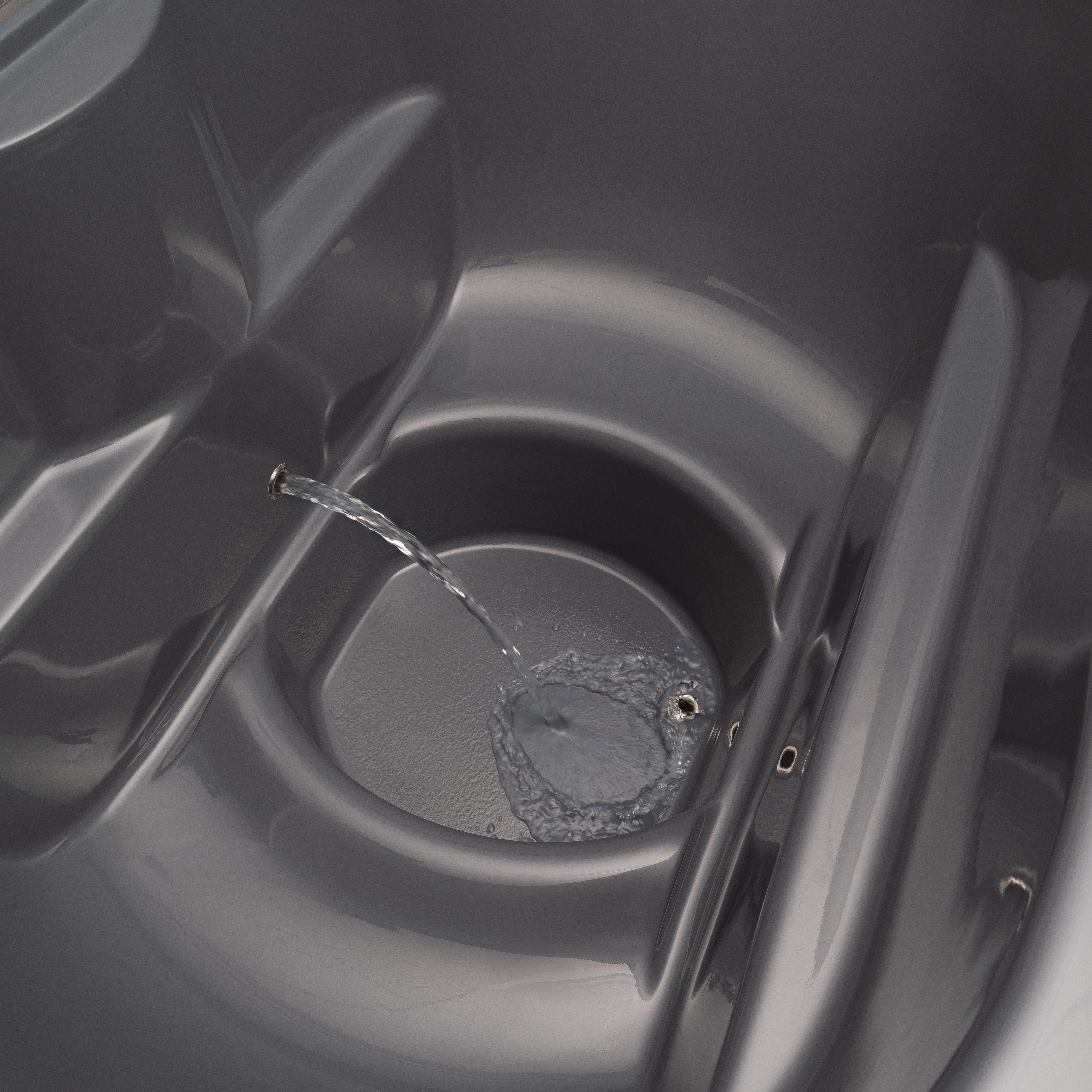 SaunaLife S2BC 2-Person Hot & Cold Immersion Tub – Black Wood