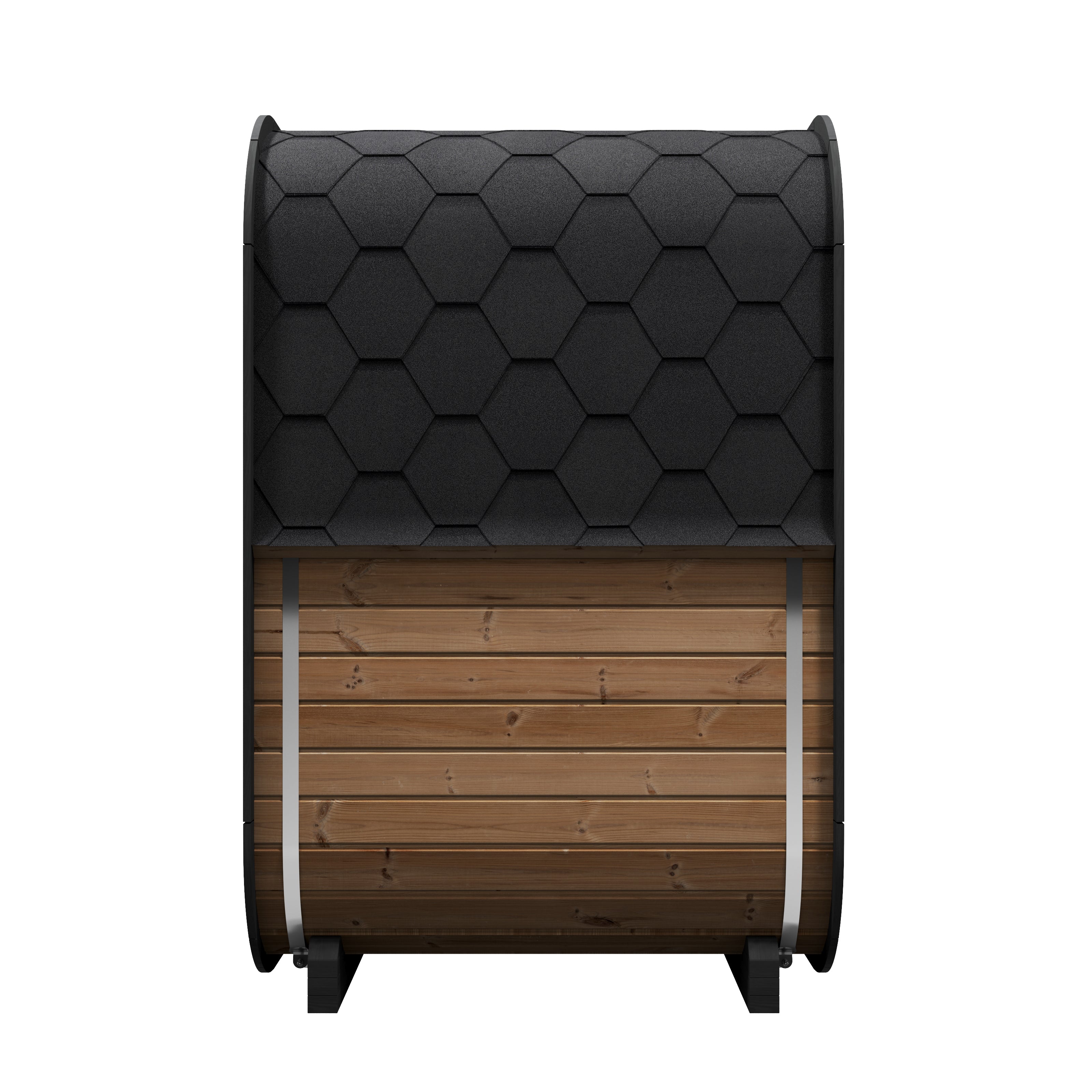 SaunaLife CL3G Cube-Series 2-Person Outdoor Home Sauna Kit