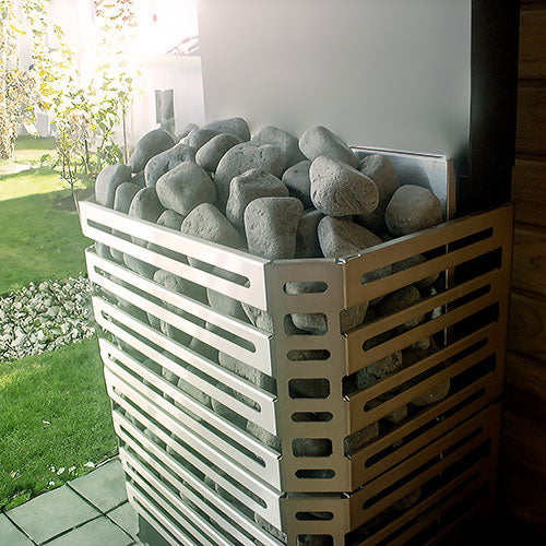 Saunum Air 7 Open Basket Wi-Fi Sauna Heater Package