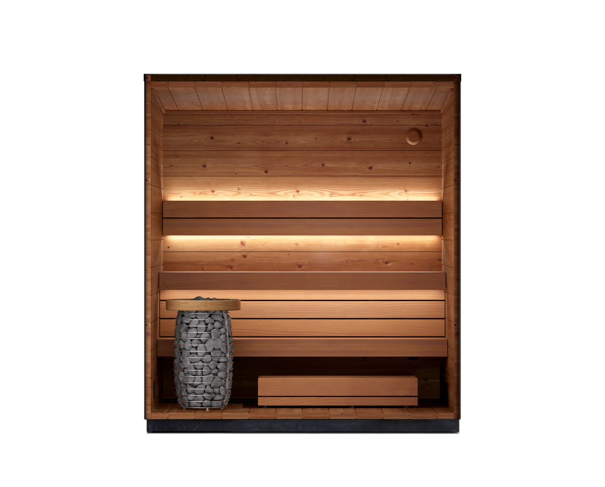 Leil® Saunas Viva 210 (4-Person) Outdoor Sauna