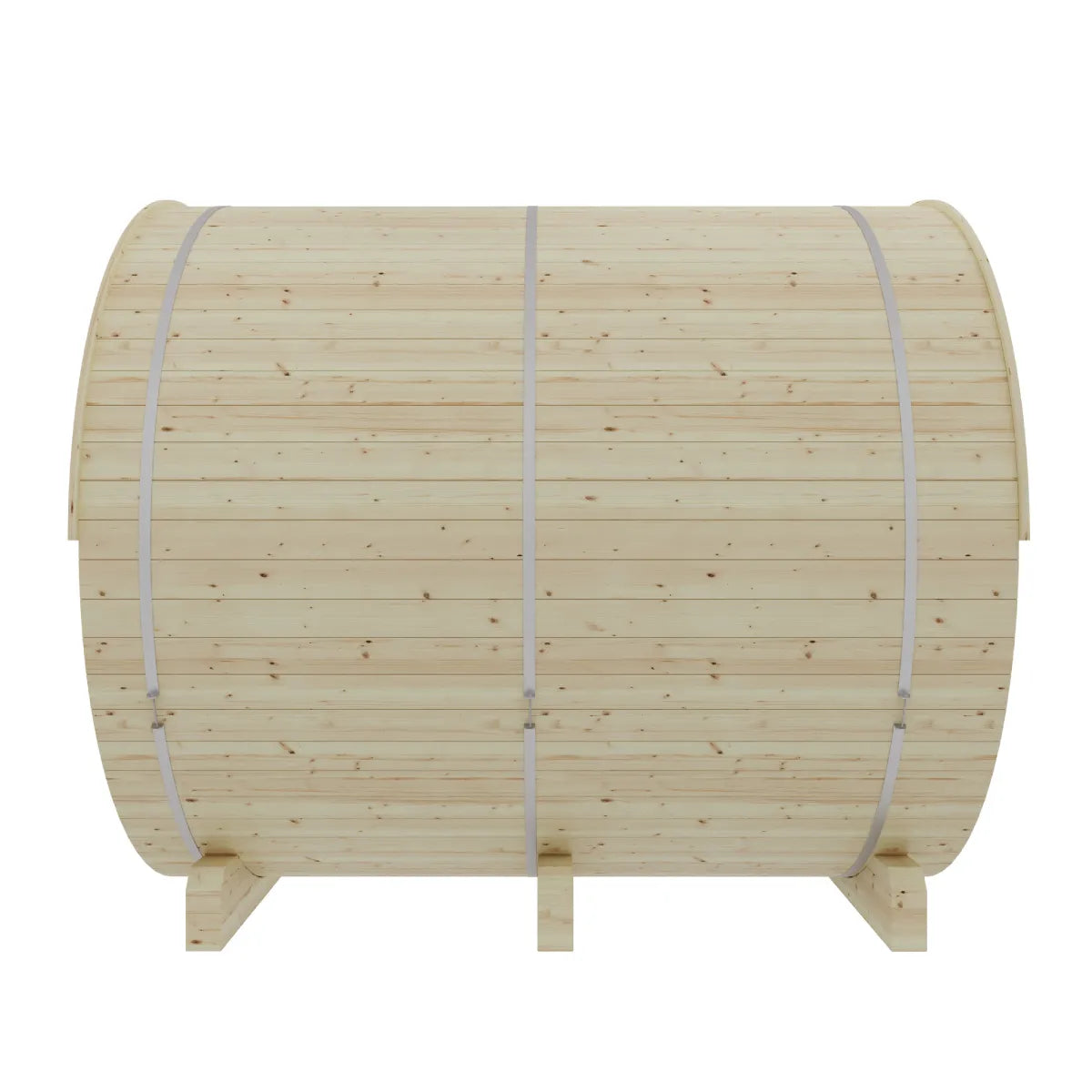Vassa Finnish Barrel Sauna with WiFi Electric Heater for Outdoor Traditional Sauna Bathing