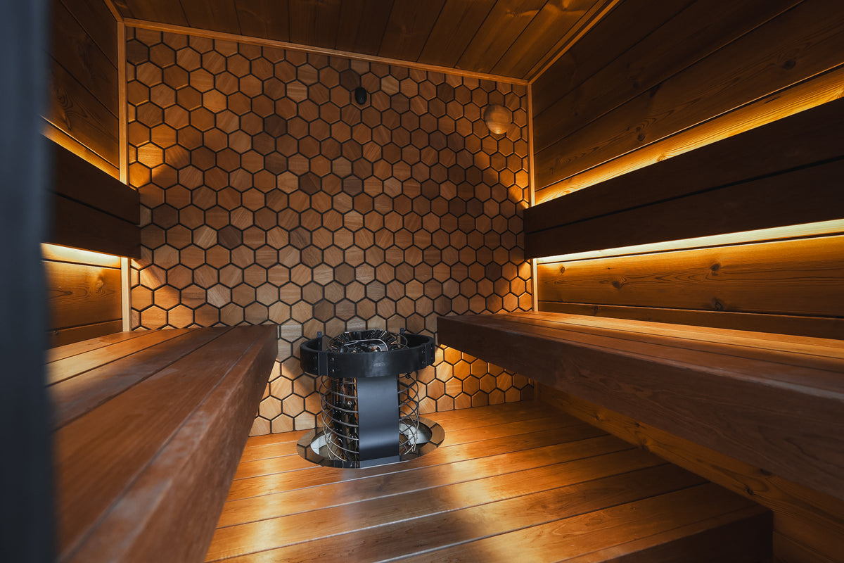 Leil® Saunas Viva 180 (4-Person) Outdoor Sauna