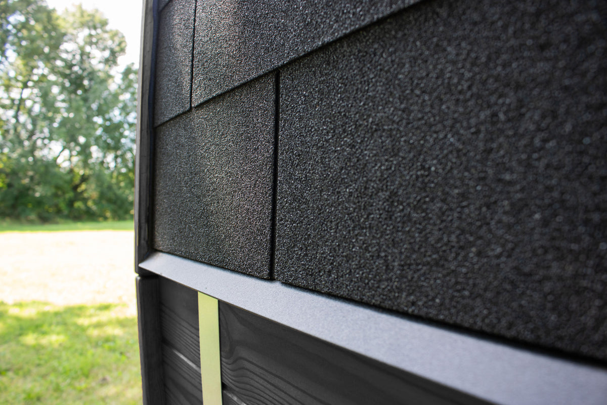 Leil® Saunas Black Cube Classic (4-Person) Outdoor Sauna