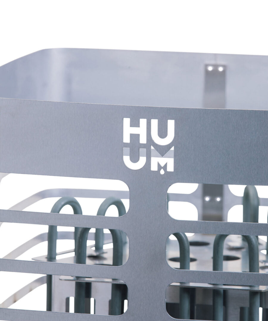 HUUM STEEL design detail; finish and size depend on selection
