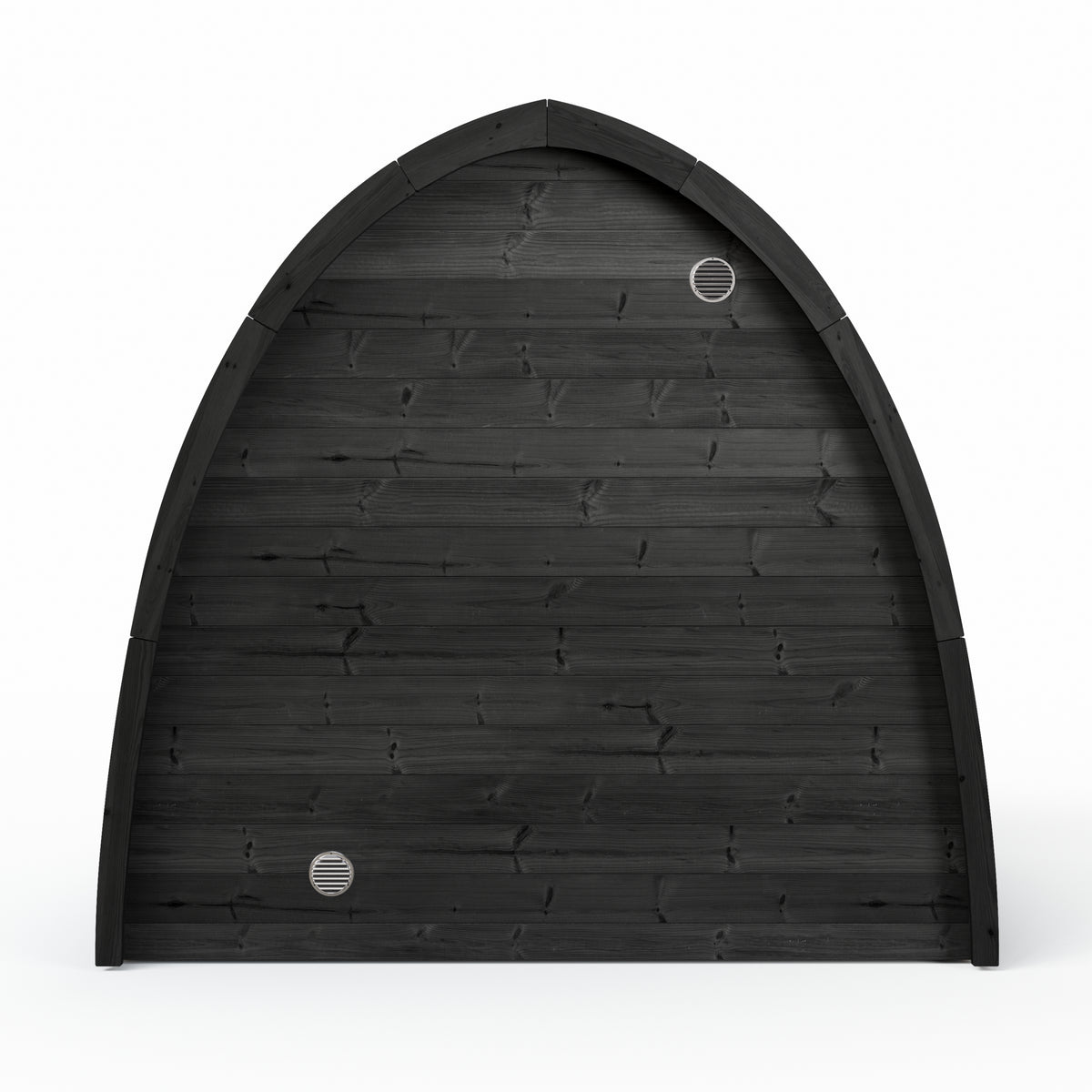 SaunaLife G3B Black Outdoor Sauna Kit – Up to 6 People – DIY Paint Included
