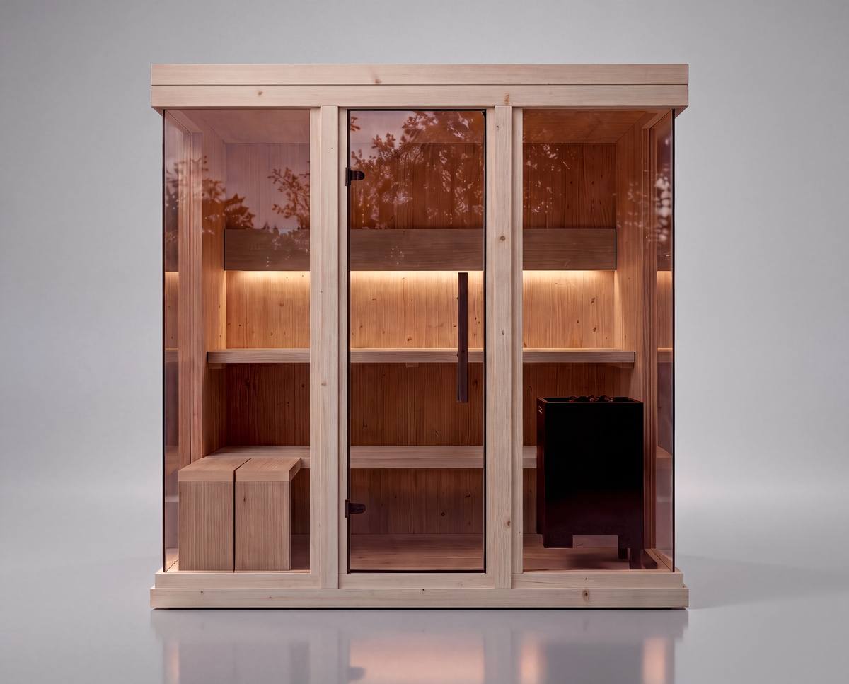 Leil® Saunas Celto M (3-Person) Outdoor Sauna