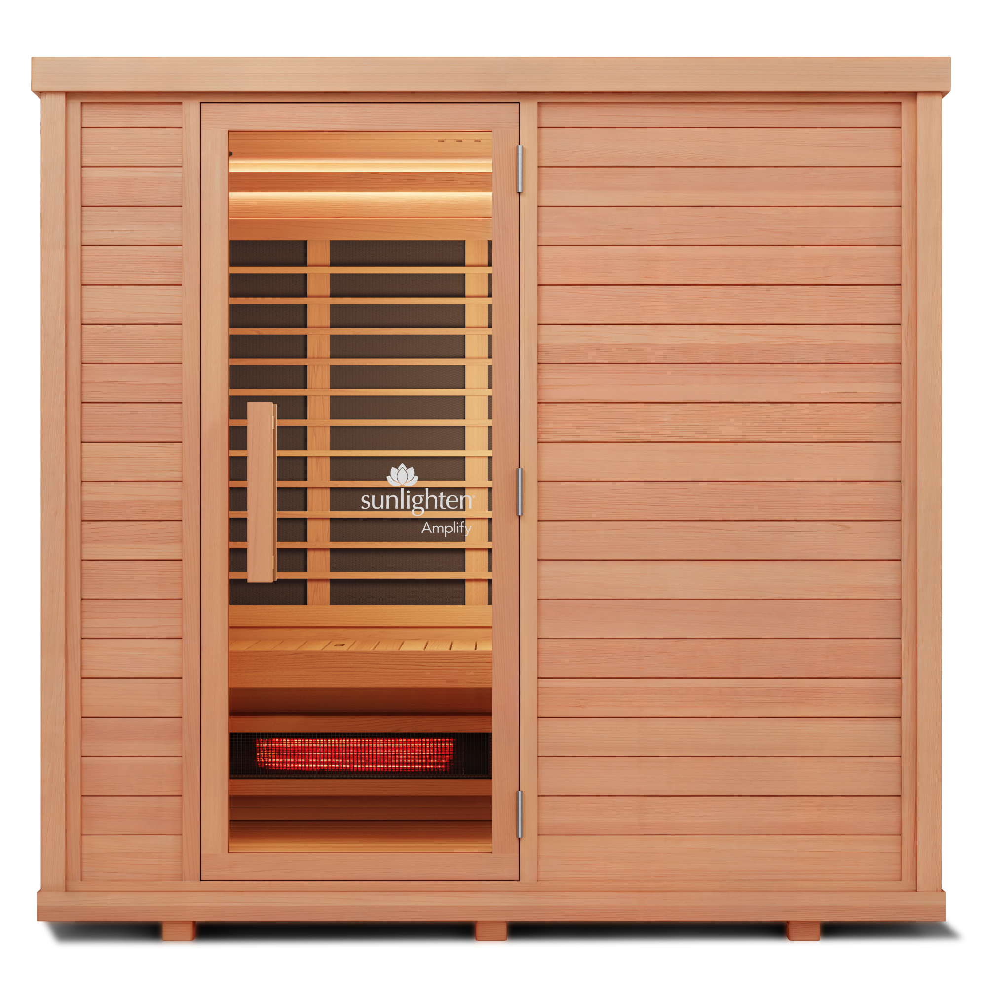 Sunlighten Amplify IV 4-Person Full Spectrum Infrared Sauna for Indoor Home Recovery