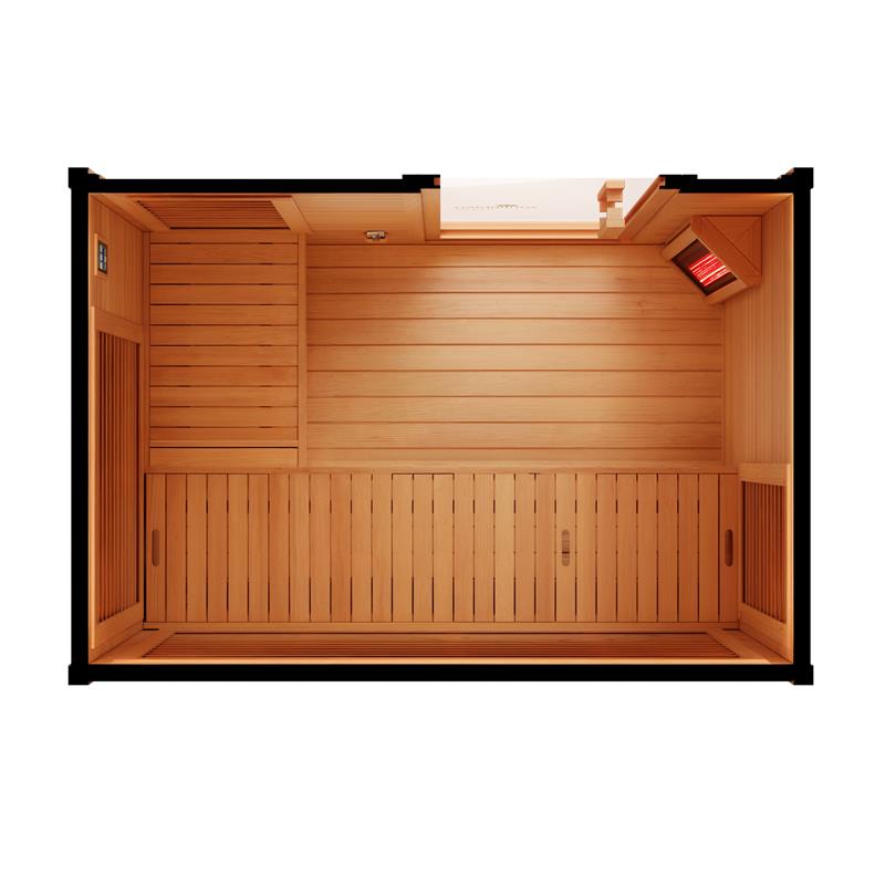 Sunlighten Amplify IV 4-Person Full Spectrum Infrared Sauna for Indoor Home Recovery