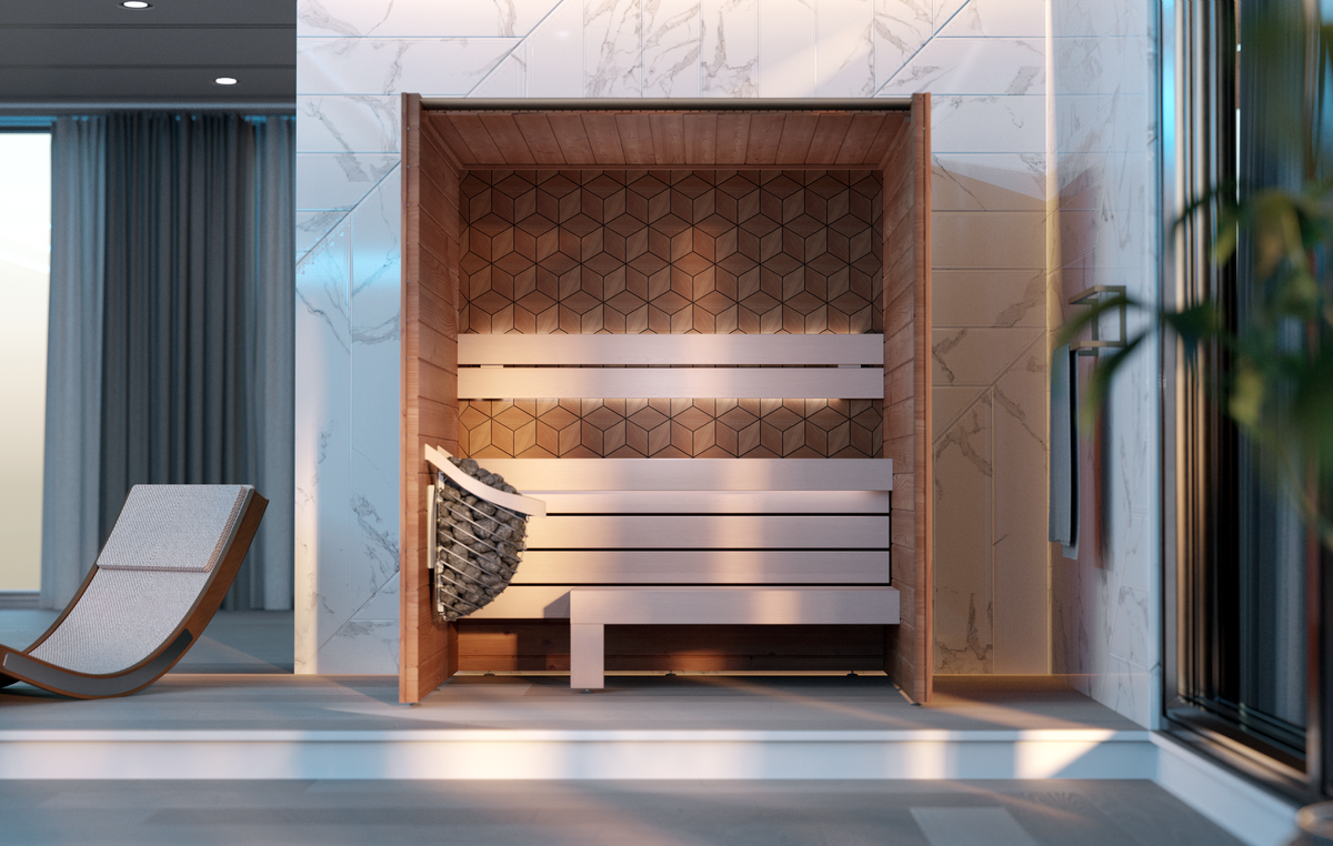 Leil® Como 3-180 3-Person Indoor Traditional Sauna
