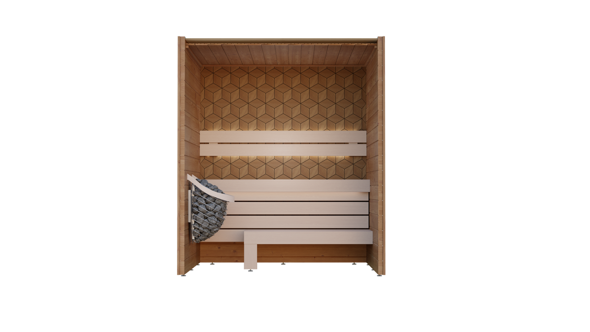 Leil® Como 3-180 3-Person Indoor Traditional Sauna