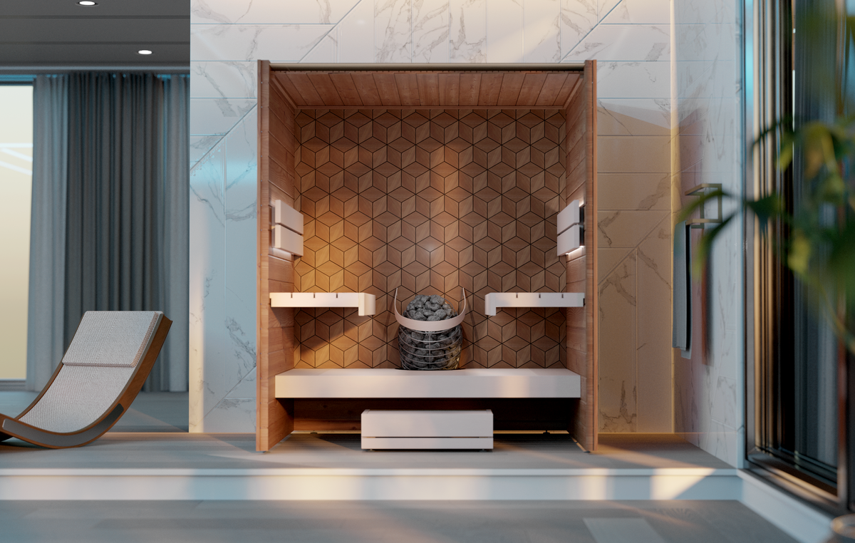 Leil® Como 4-180 4-Person Indoor Traditional Sauna