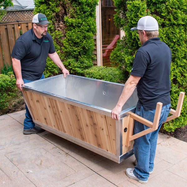 LeisureCraft Polar Cold Plunge Tub Outdoor Ice Bath