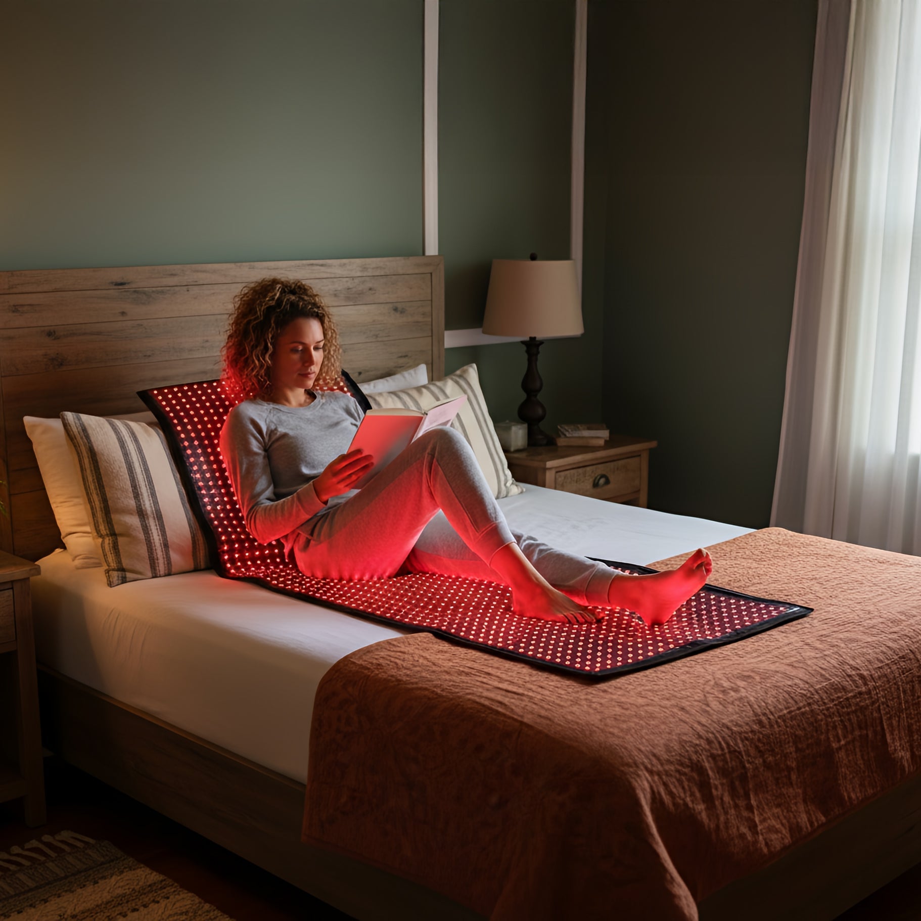 EnergyLounger Full-Body Red & Infrared Light Therapy Blanket with Travel Case