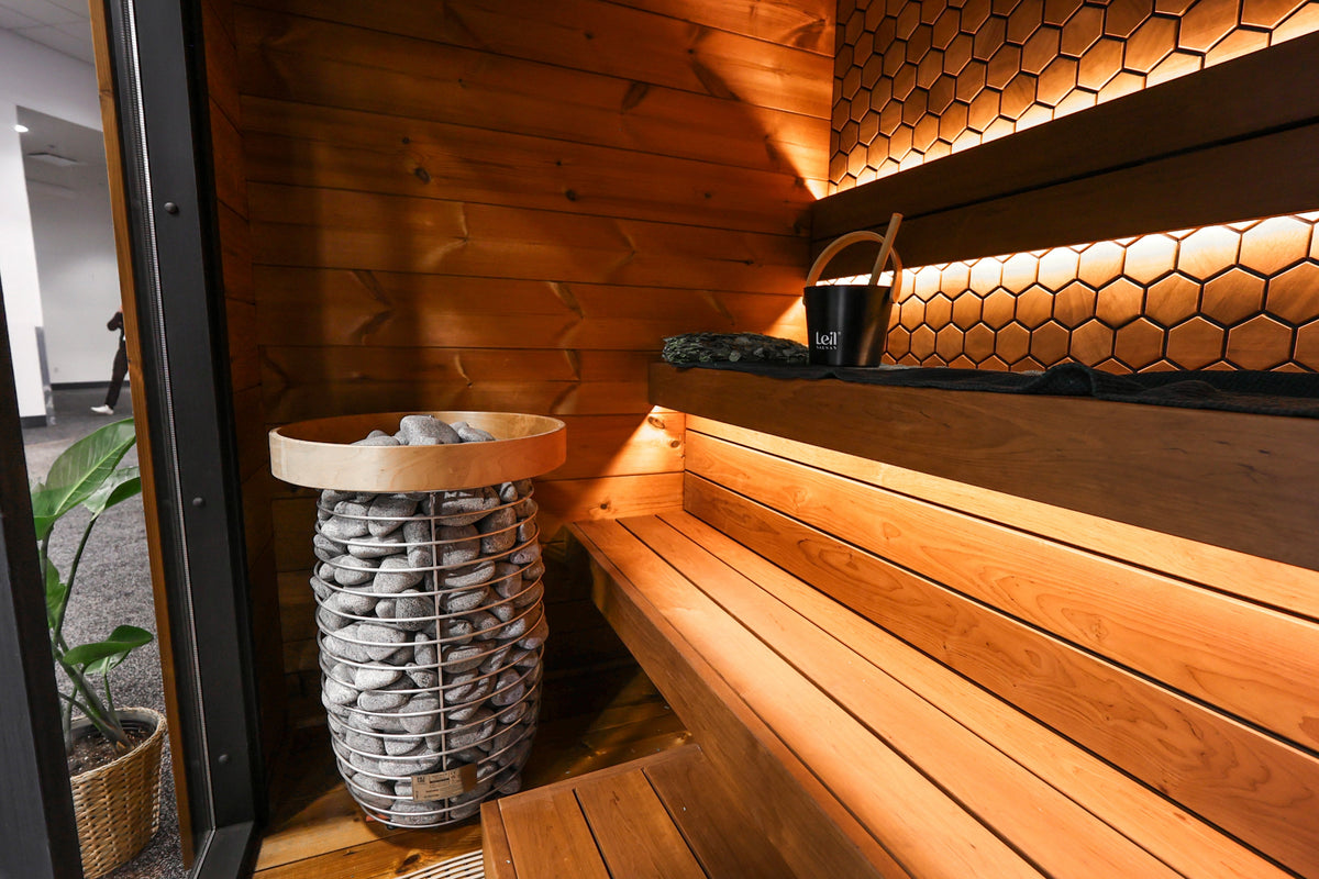 Leil® Saunas Viva 210 (4-Person) Outdoor Sauna