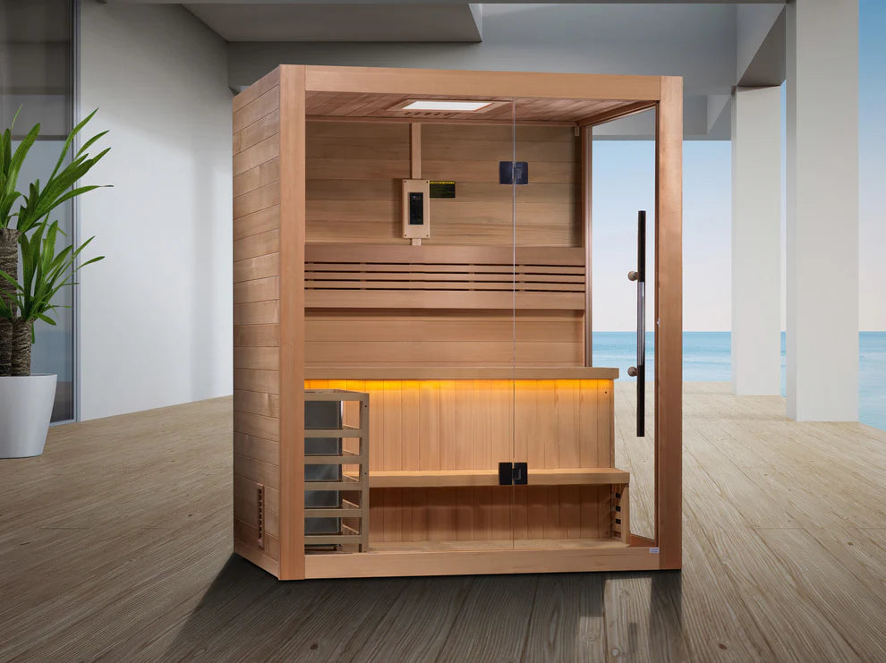 Golden Designs Hanko Edition 2-Person Indoor Traditional Sauna