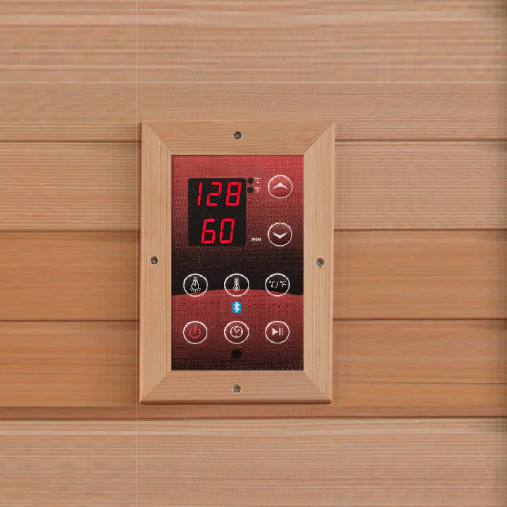 Golden Designs Monaco 6-Person PureTech Near Zero EMF FAR Infrared Sauna