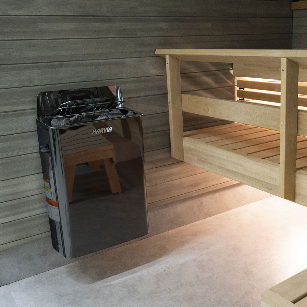 Harvia The Wall Sauna Heater Package