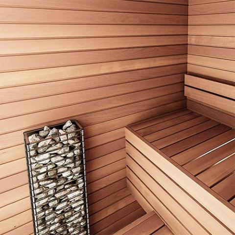 HUUM CLIFF Sauna Heater Package with UKU Wi-Fi & Stones