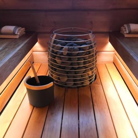 HUUM HIVE Sauna Heater Package with UKU Wi-Fi & Stones