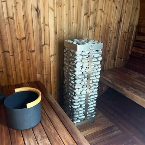HUUM STEEL Sauna Heater Package with UKU Wi-Fi & Stones