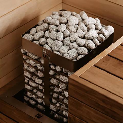 HUUM STEEL Sauna Heater Package with UKU Wi-Fi & Stones