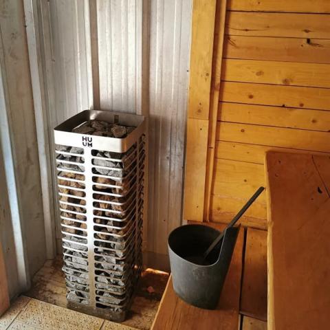 HUUM STEEL Sauna Heater Package with UKU Wi-Fi & Stones