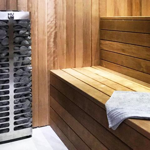 HUUM STEEL Sauna Heater Package with UKU Wi-Fi & Stones