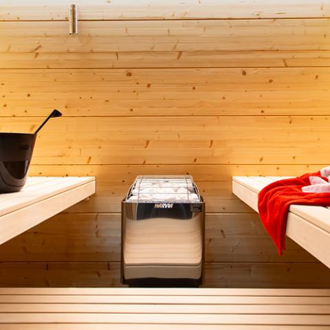 Harvia KIP Electric Sauna Heater Package with Xenio Digital Control, Wi-Fi & Stones