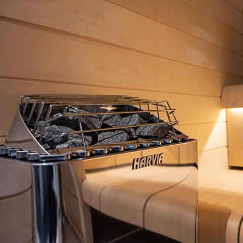 Harvia KIP Electric Sauna Heater Package with Xenio Digital Control, Wi-Fi & Stones