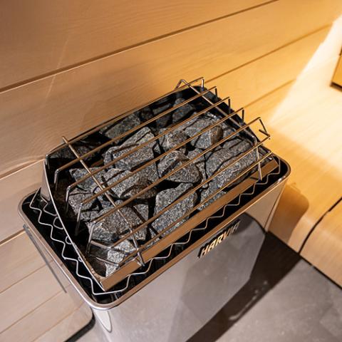 Harvia KIP Electric Sauna Heater Package with Xenio Digital Control, Wi-Fi & Stones