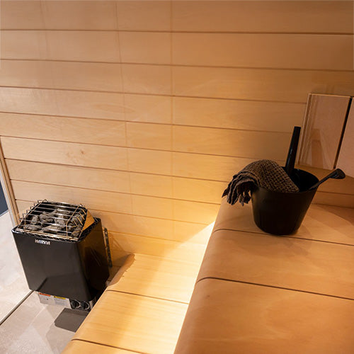 Harvia KIP B Sauna Heater Package with Built-In Controls