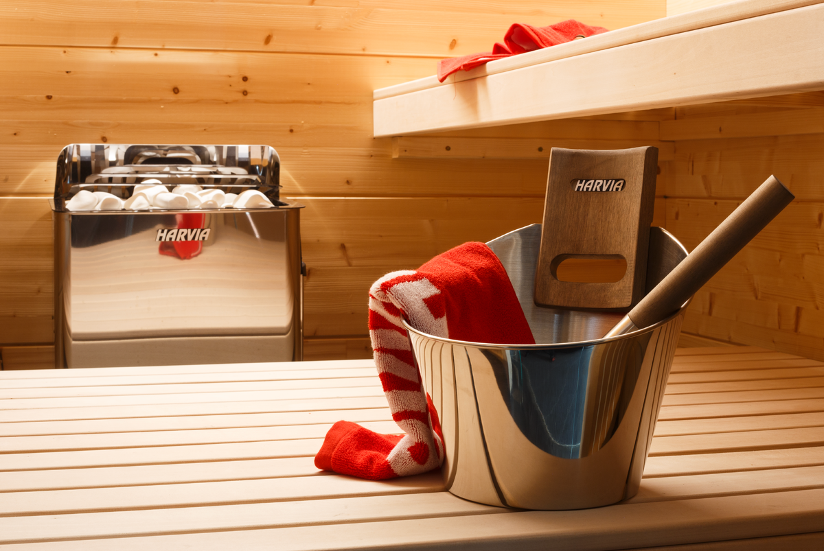 Harvia The Wall Sauna Heater Package