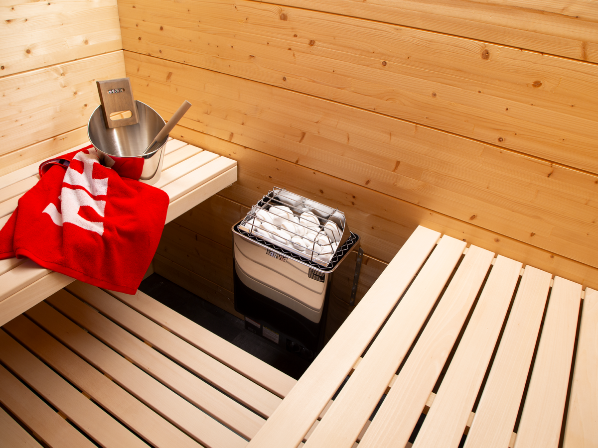 Harvia KIP B Sauna Heater Package with Built-In Controls