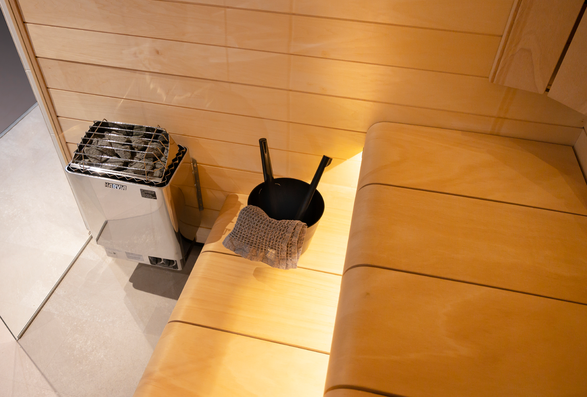 Harvia KIP B Sauna Heater Package with Built-In Controls