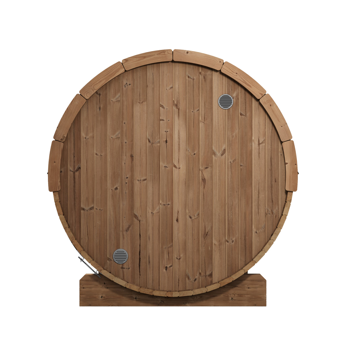 SaunaLife Model E8G Ergo Series Outdoor Sauna Barrel Kit, Glass Front, Up to 6 Persons