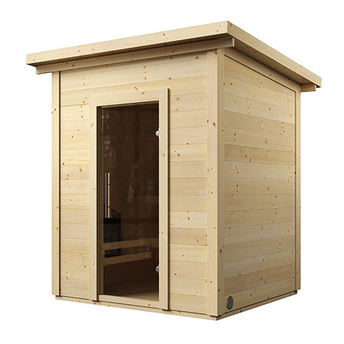 SaunaLife G2 Garden Series Outdoor Sauna Kit — Up to 4 People