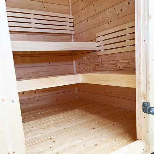SaunaLife G2 Garden Series Outdoor Sauna Kit — Up to 4 People